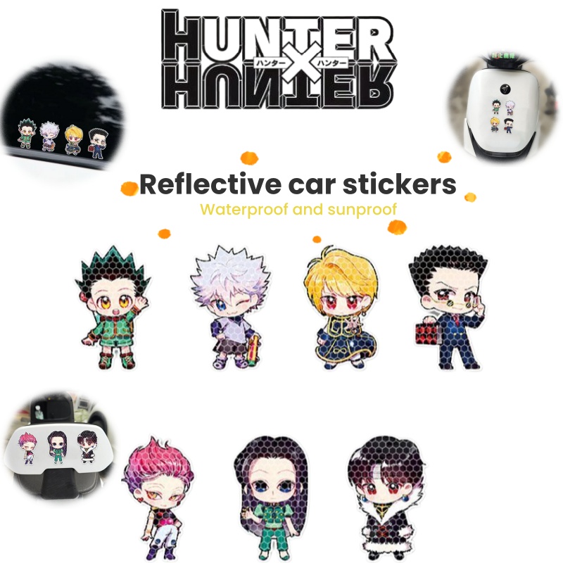 Car Accessories For Decoration - 애니메이션 풀타임 헌터 강력 반사 경고