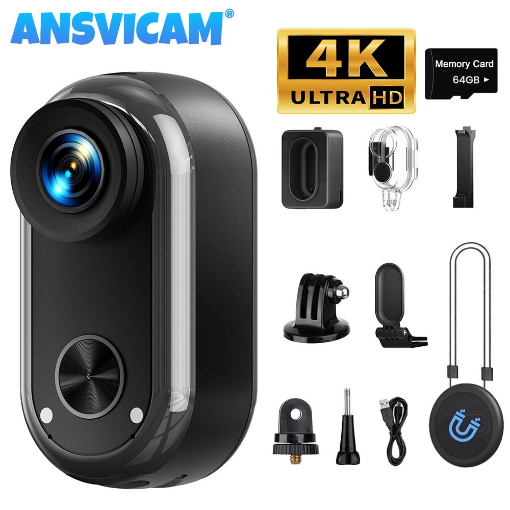 Car Accessories Online - ANSVICAM 4K HD 미니 와이파이 액션