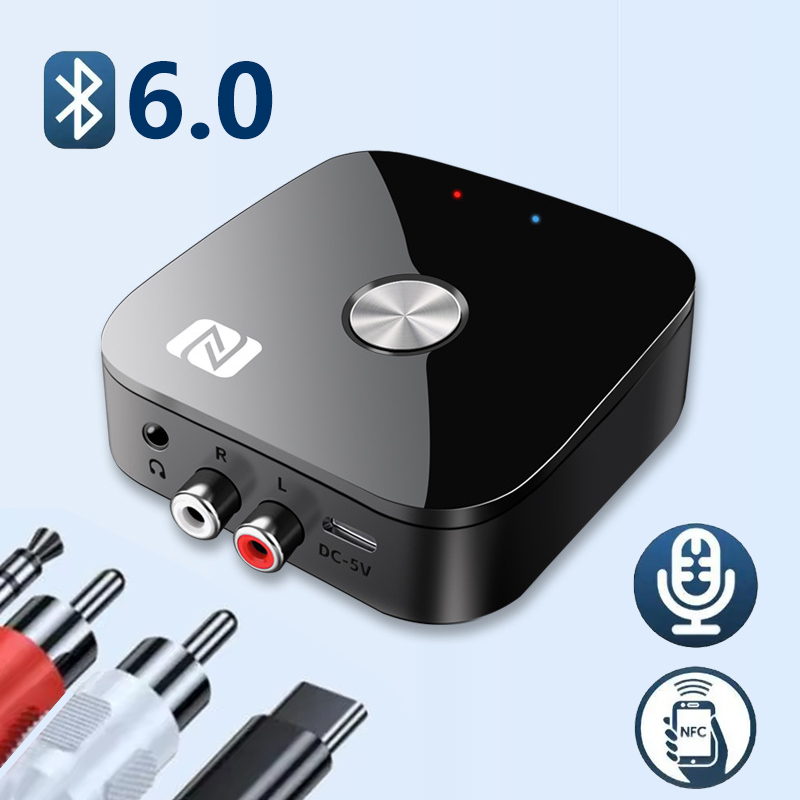 Car Accessories Online - 블루투스 6.0 오디오 리시버 RCA 3.5mm