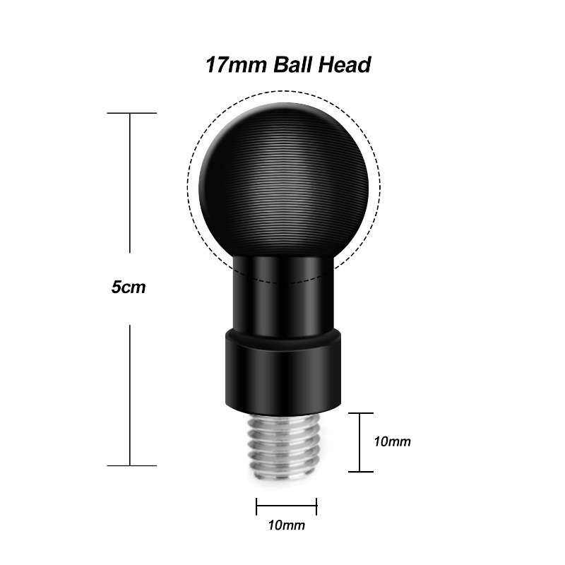 알루미늄 17mm 볼 헤드 어댑터 - M6 M8 M10 - Car Accessories Online 리뷰 및 가격