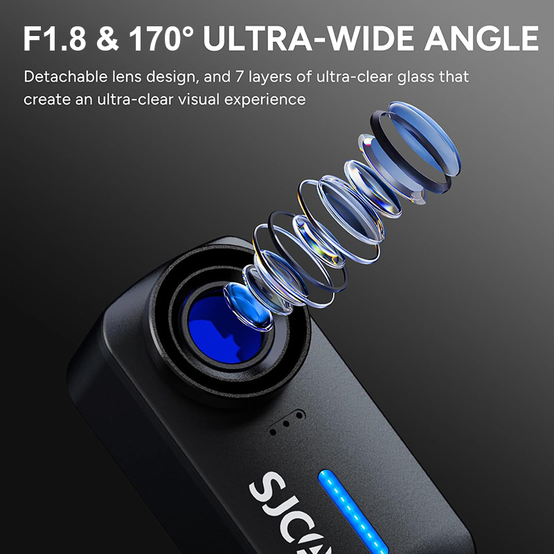 SJCAM C110+ 액션 카메라 6축 자이로스코프 손 - Car Accessories Online 리뷰 및 가격