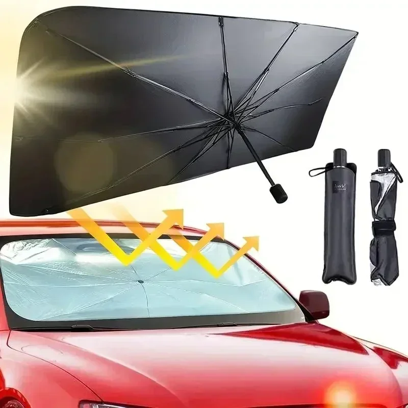 다목적 편리한 접이식 자동차 앞유리 차양막 내부 보호  - Car Accessories Quirky 리뷰 및 가격