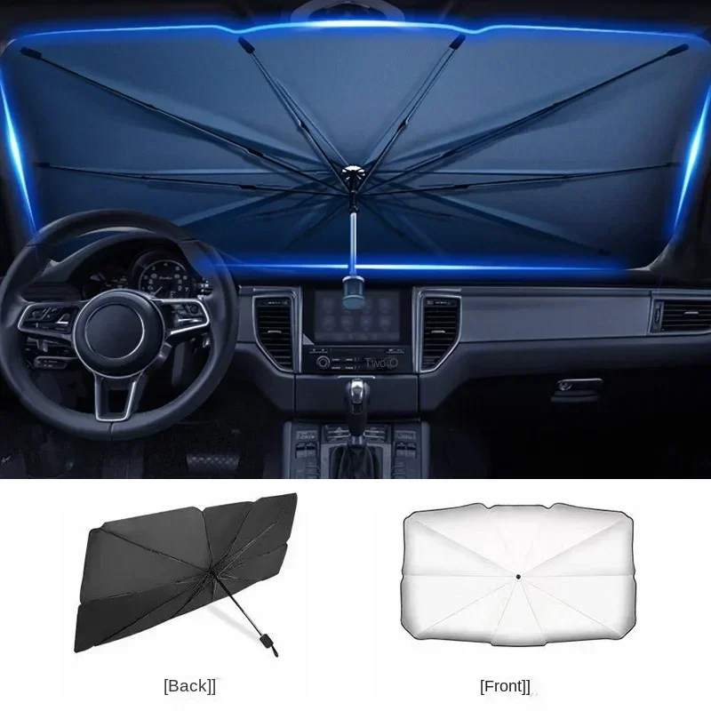 다목적 편리한 접이식 자동차 앞유리 차양막 내부 보호  - Car Accessories Quirky 리뷰 및 가격