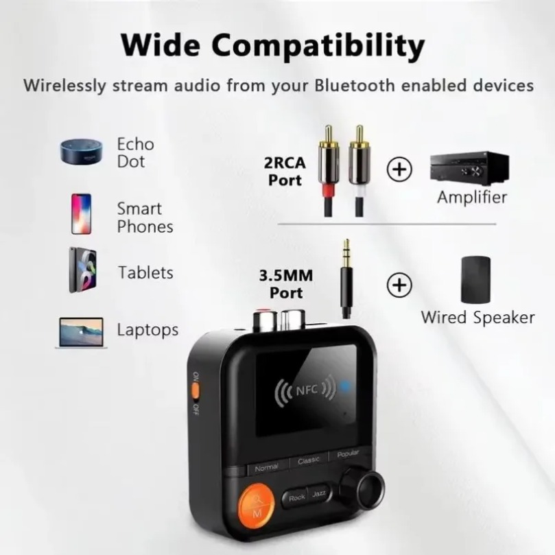 VIKEFON 새로운 2 in 1 블루투스 5.2 무선 - Car Accessories Online 리뷰 및 가격