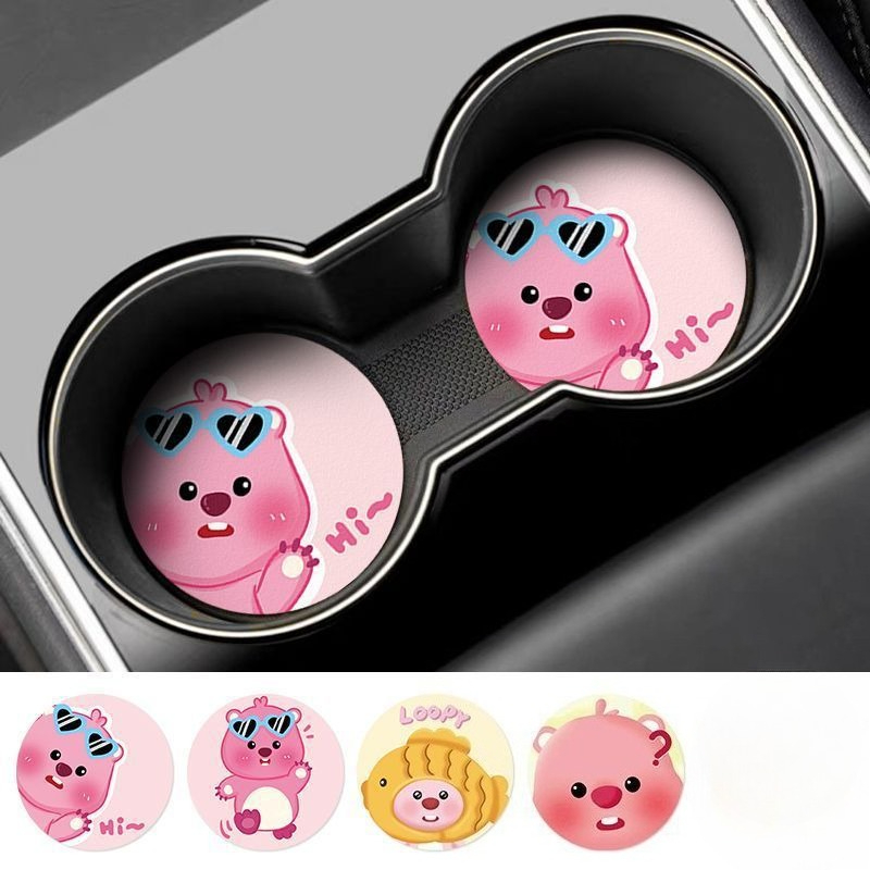 루피 크리에이티브 만화 자동차 코스터 (남아, 여아용) - Car Accessories For Decoration 리뷰 및 가격