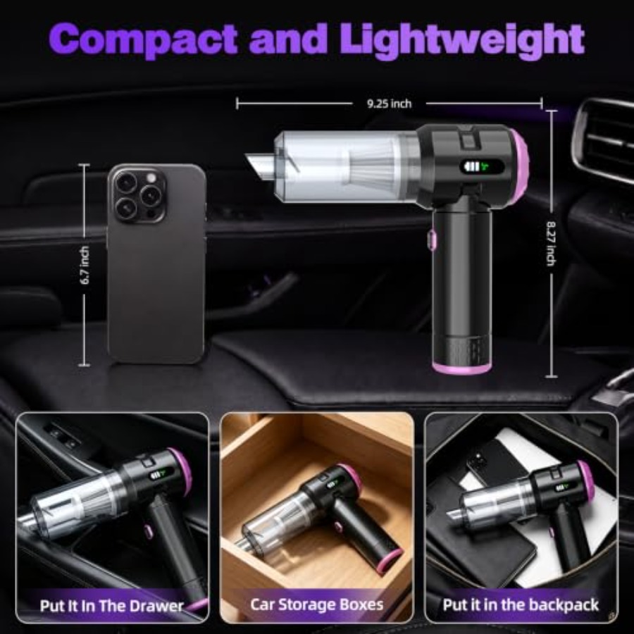 자동차, 집, 사무실, 주방용 휴대용 차량용 진공청소기 - Car Vacuum Cleaner 리뷰 및 가격