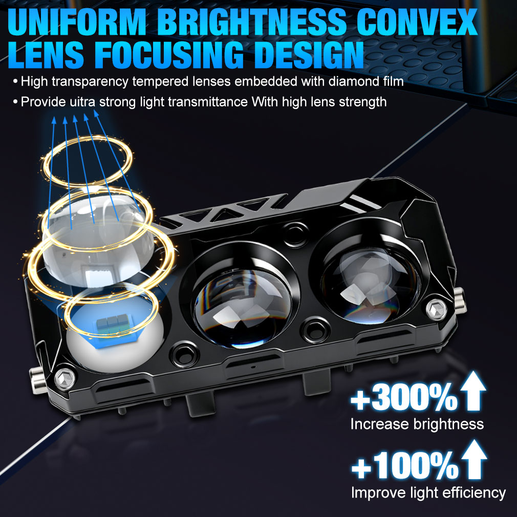 S&D 오토바이 LED 스포트라이트 듀얼 컬러 안개등  - D.A.D Car Accessories 리뷰 및 가격