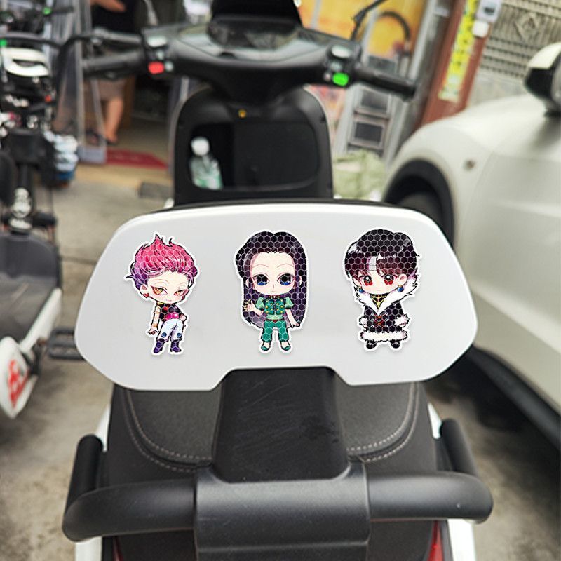 애니메이션 풀타임 헌터 강력 반사 경고 자동차 스티커  - Car Accessories For Decoration 리뷰 및 가격