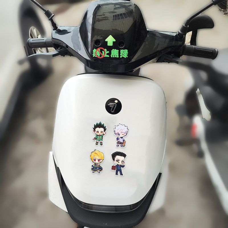 애니메이션 풀타임 헌터 강력 반사 경고 자동차 스티커  - Car Accessories For Decoration 리뷰 및 가격