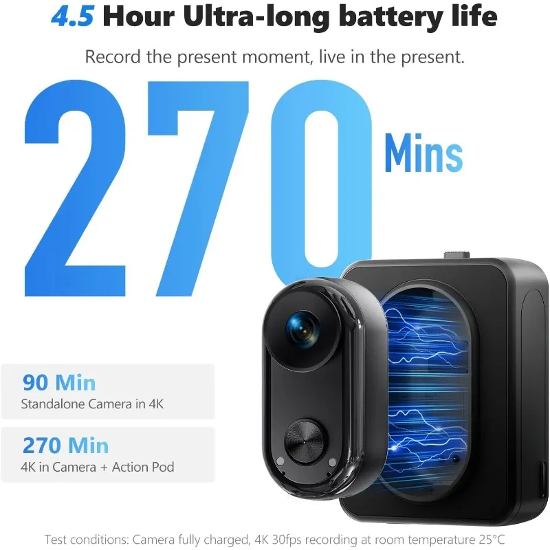 미니 WIFI 액션 카메라 EIS 마그네틱 4K 텀블  - Car Accessories Online 리뷰 및 가격
