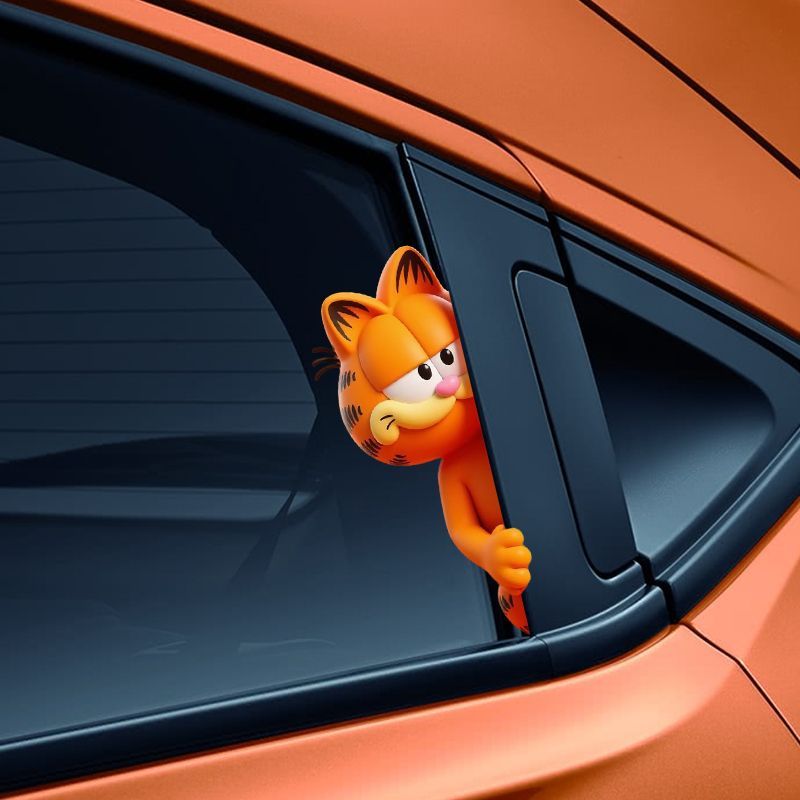 가필드 애니메이션 만화 귀엽고 재미있는 비밀스러운 시청 - Car Accessories Quirky 리뷰 및 가격