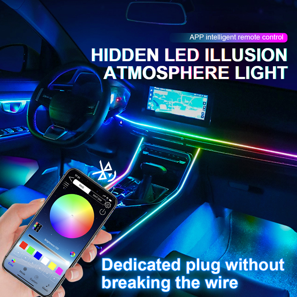 6/10/14/18 in 1 LED 아크릴 자동차 무드 - Led Interior Ambient Light 리뷰 및 가격