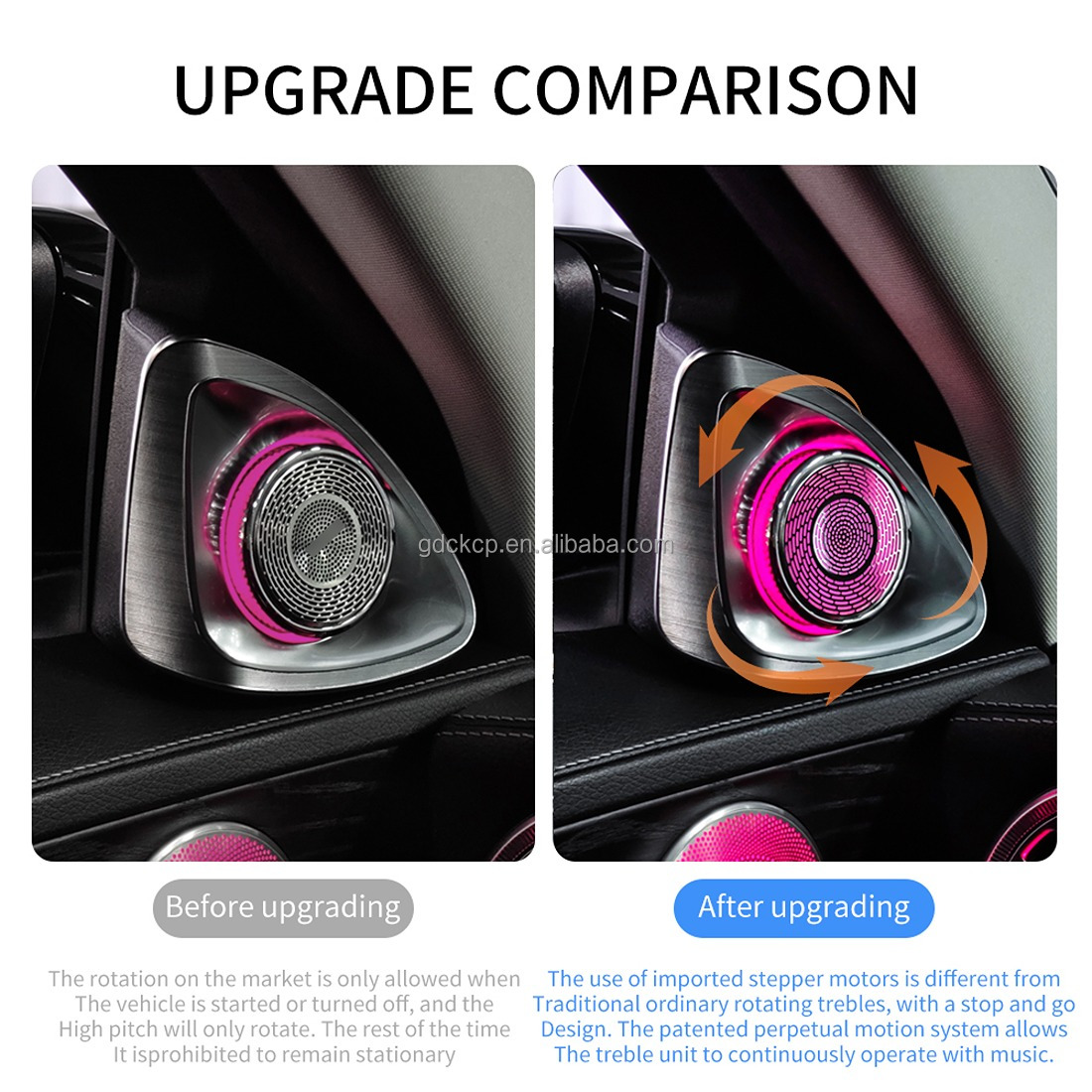 뉴CKCP 64색 4D 퍼페추얼 모션 회전 LED 스피 - Led Interior Ambient Light 리뷰 및 가격