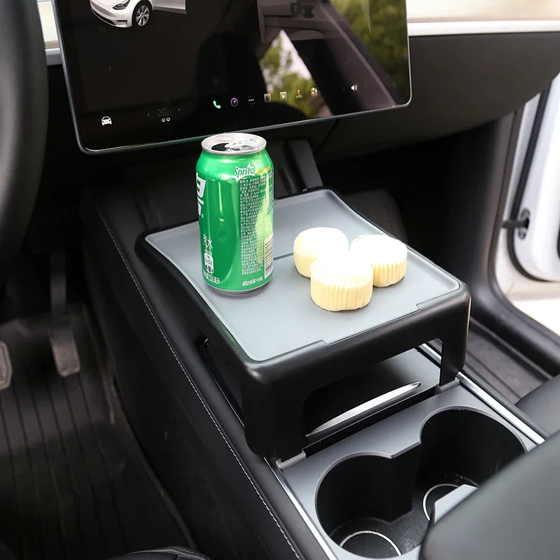 다기능 다이닝 트레이, 테슬라 모델 3 Y 콘솔 음식  - Car Accessories Quirky 리뷰 및 가격
